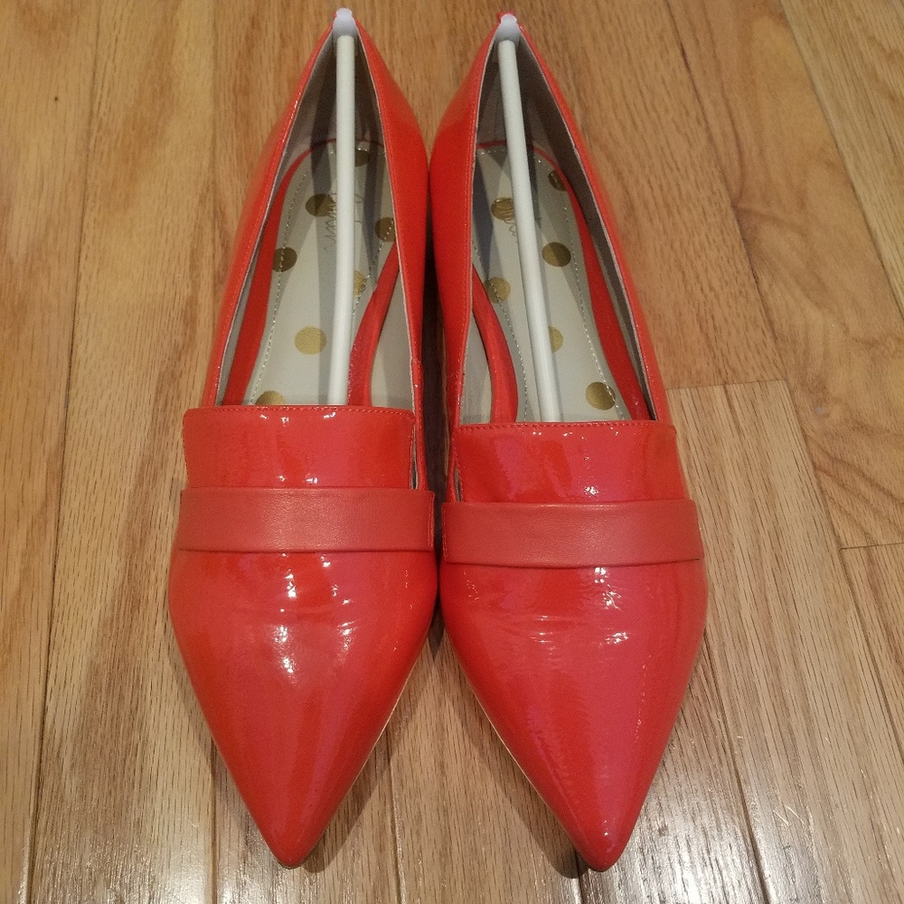 Boden flats orange size 10